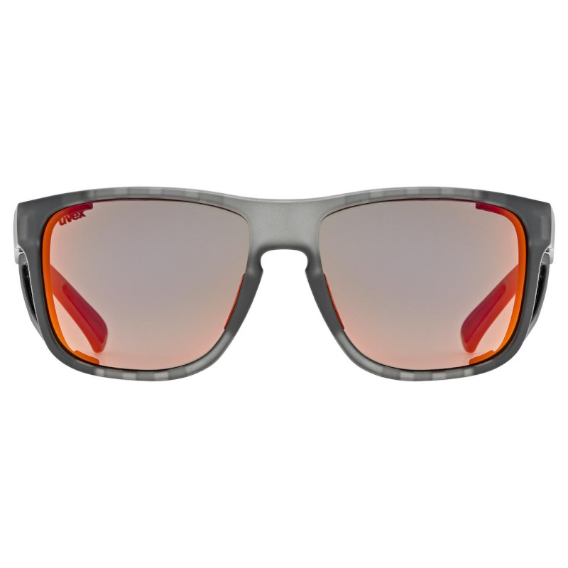 Uvex sportstyle 312 Glasses - smoke matt/mirror red