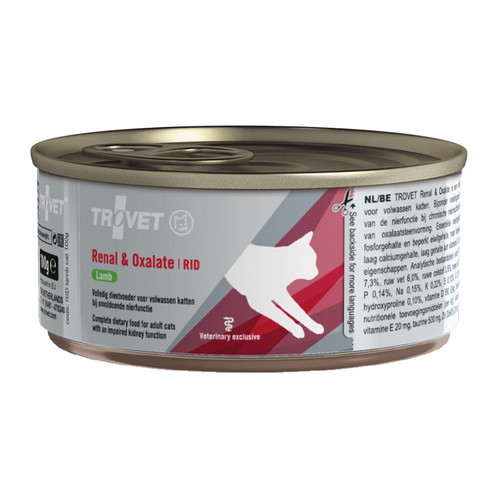 TROVET Renal & Oxalate RID (Lamb) Cat - 6 x 200 g