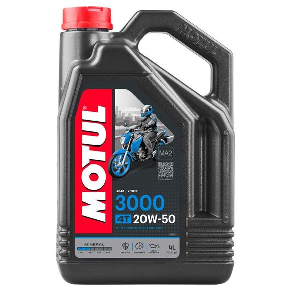 Huile moteur Motul 3000 20W50 4L UniverselRef : MOT0032 / 107319
