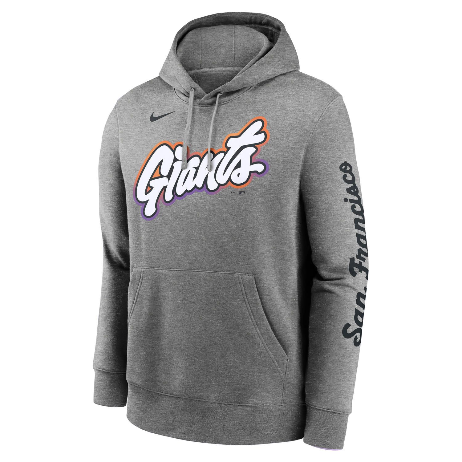 San Francisco Giants City Connect Nike French Terry Club Hoodie Gray