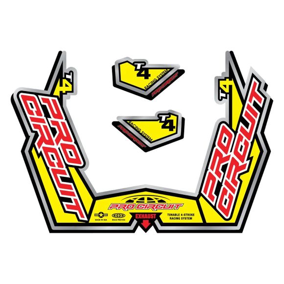Pro Circuit T-4R Gp Universal StickersRef: PC0270 / 18600631