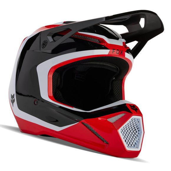 Fox V1 cross Helmet - NITRO 2024 - Red / WhiteRef: FX4083-C55725