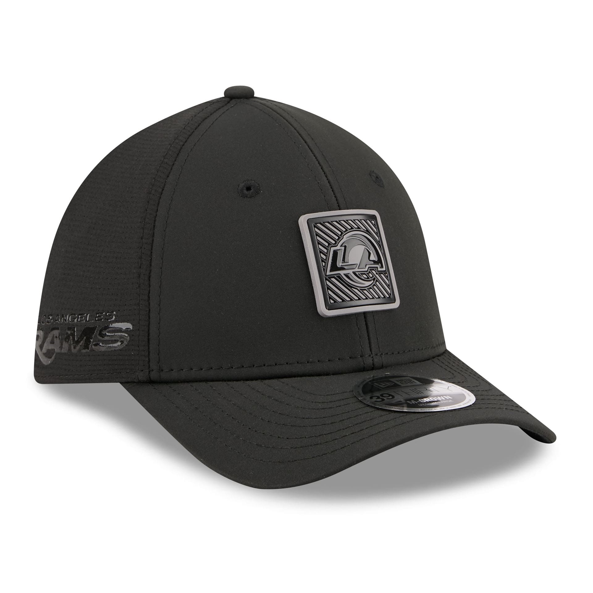Los Angeles Rams Black 2026 NFL Training Camp 39THIRTY Flex Cap