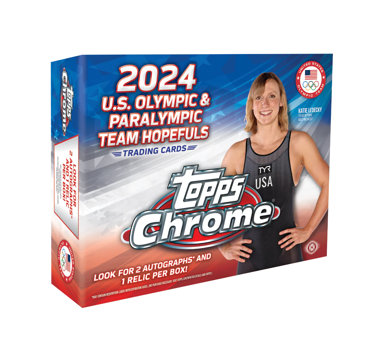 2024 Topps Chrome® U.S. Olympic & Paralympic Team Hopefuls - Hobby Box