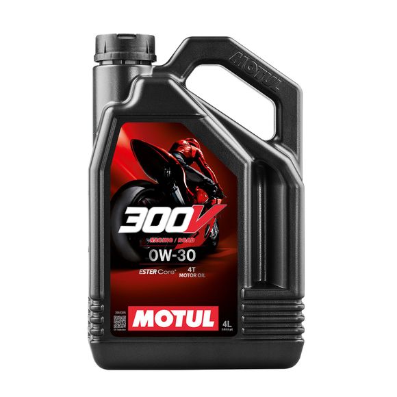 Huile moteur Motul 300V ROAD RACING 0W30 4L UniverselRef : MOT0164 / 112545