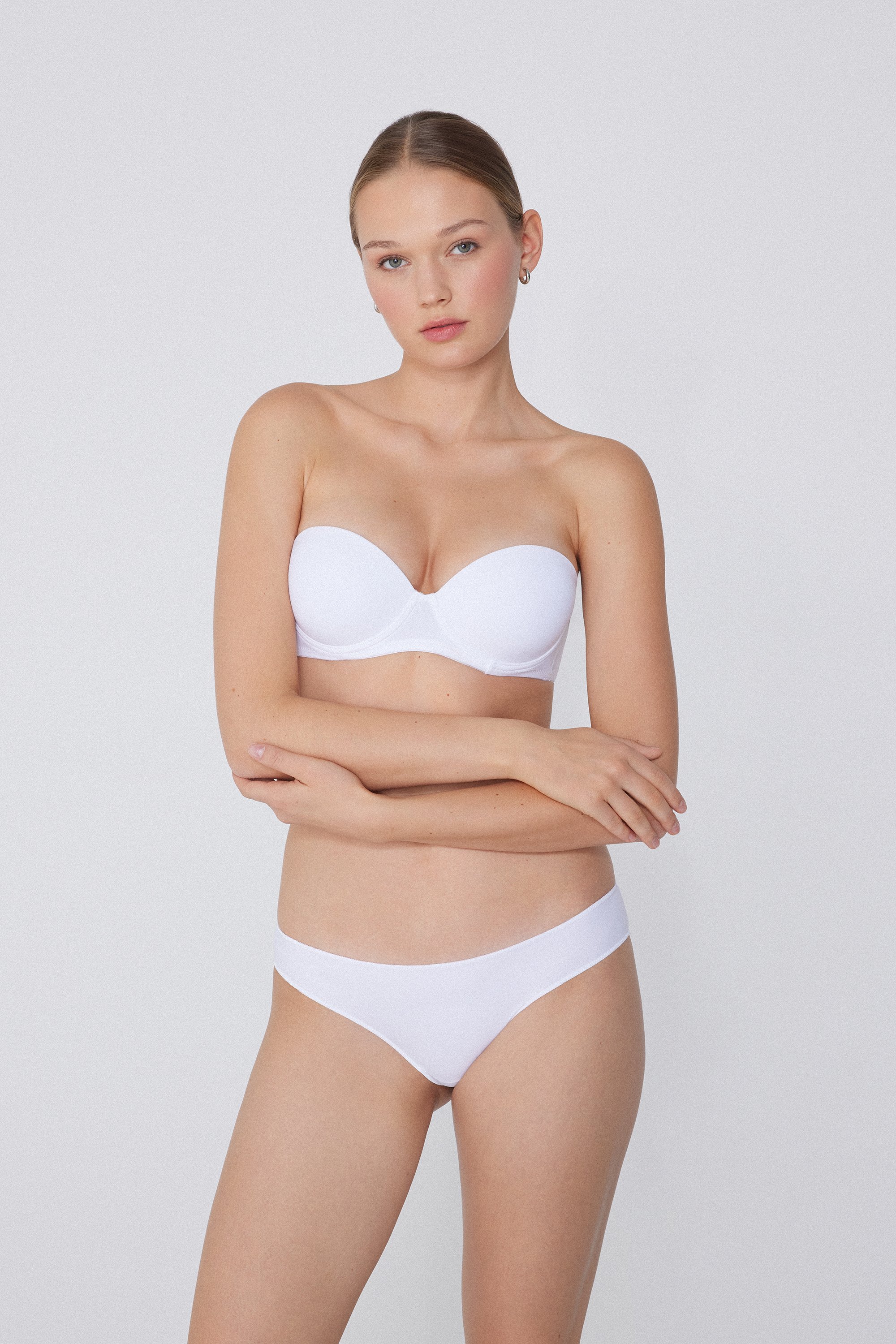 Madrid Super Padded Recycled Microfibre Bandeau Bra