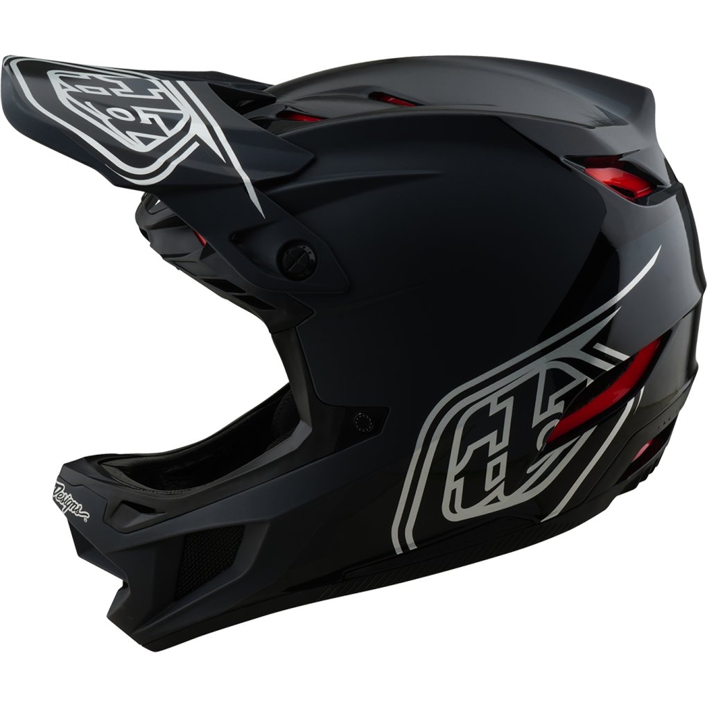 Troy Lee Designs D4 Polyacrylite MIPS Helmet - Shadow Black
