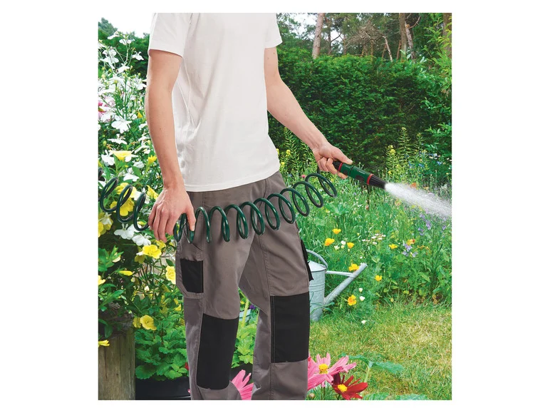 PARKSIDE® Set de tuyau d'arrosage spiralé, 10 m, 3/8