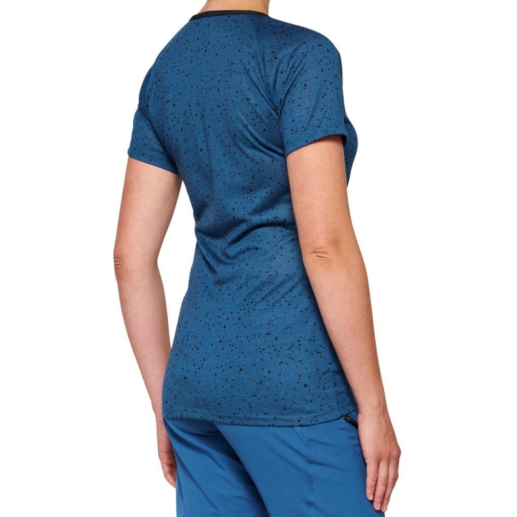 100% Airmatic Short Sleeve Jersey Women - slate blue