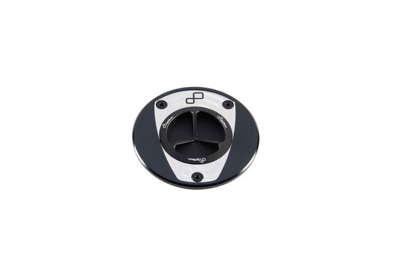 LighTech aluminum tank cap with black and white screwRef: LIG00274A / 1114876