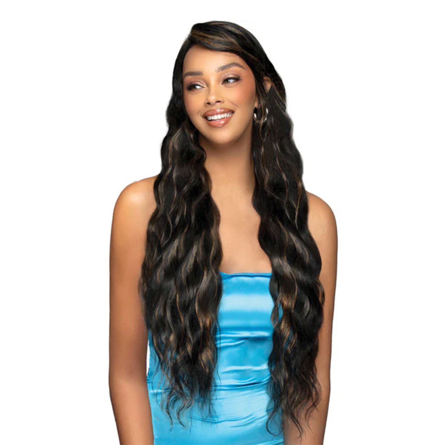 Bobbi Boss Unprocessed Human Hair HD Lace Front Wig Glueless 13X7 MHLF961 Body Wave 32