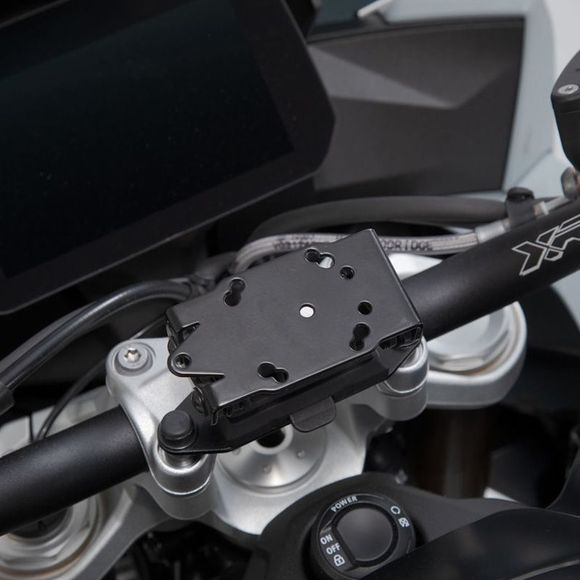 SW-MOTECH GPS Mount — Handlebar Bracket — BlackRef: gps.07.646.11201/b