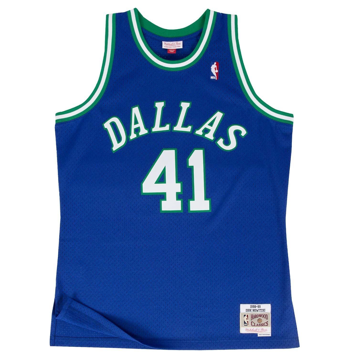 Dirk Nowitzki #41 Dallas Mavericks 1998-99 Swingman NBA Jersey Blue
