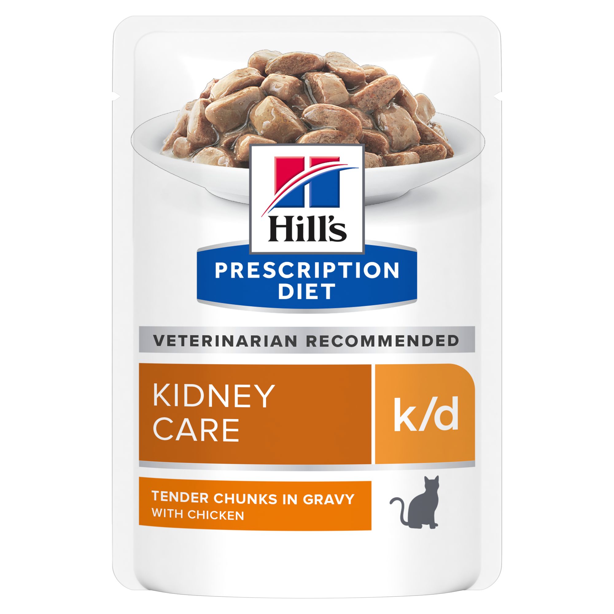 Hill's k/d Kidney Care - Feline - Chicken Flavour - 12x 85g Pouches