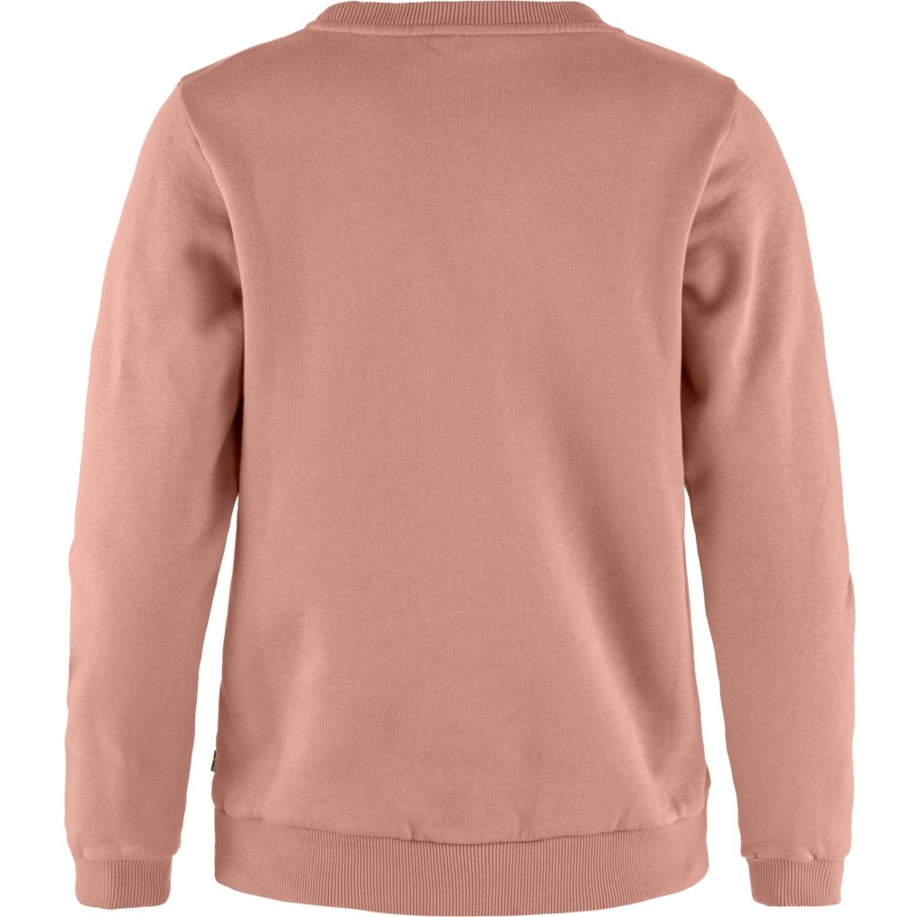 Fjällräven Logo Sweater Women - dusty rose-port