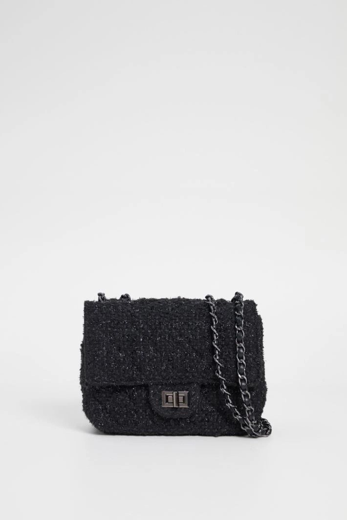 Tweed bag - BLACK