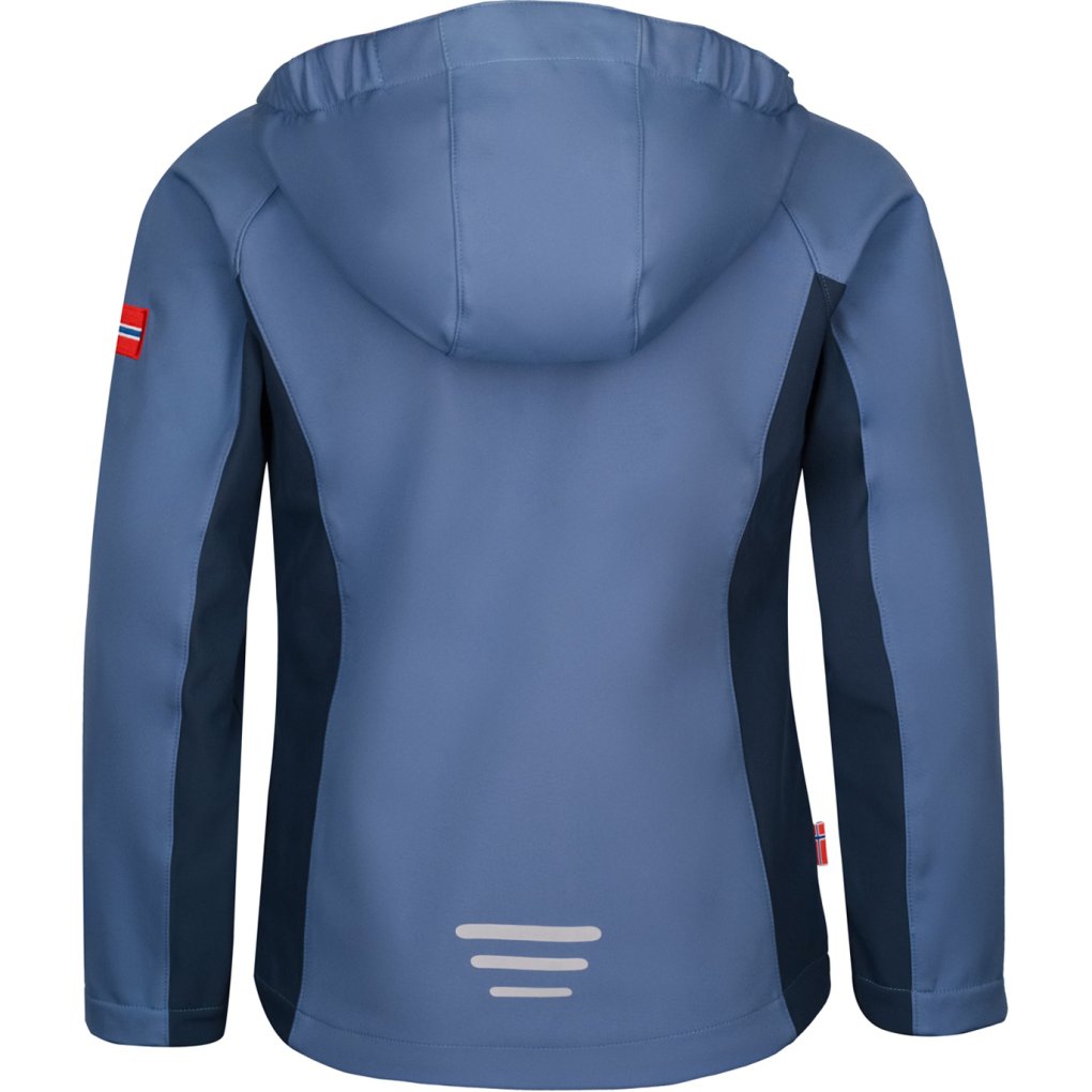 Trollkids Kristiansand Jacket Girls - Lotus Blue/Navy