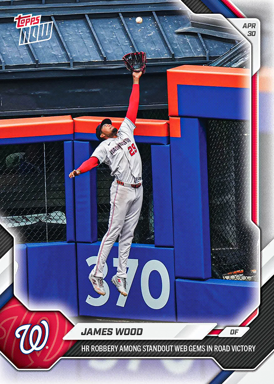 James Wood - 2026 MLB Topps NOW® - Card 147