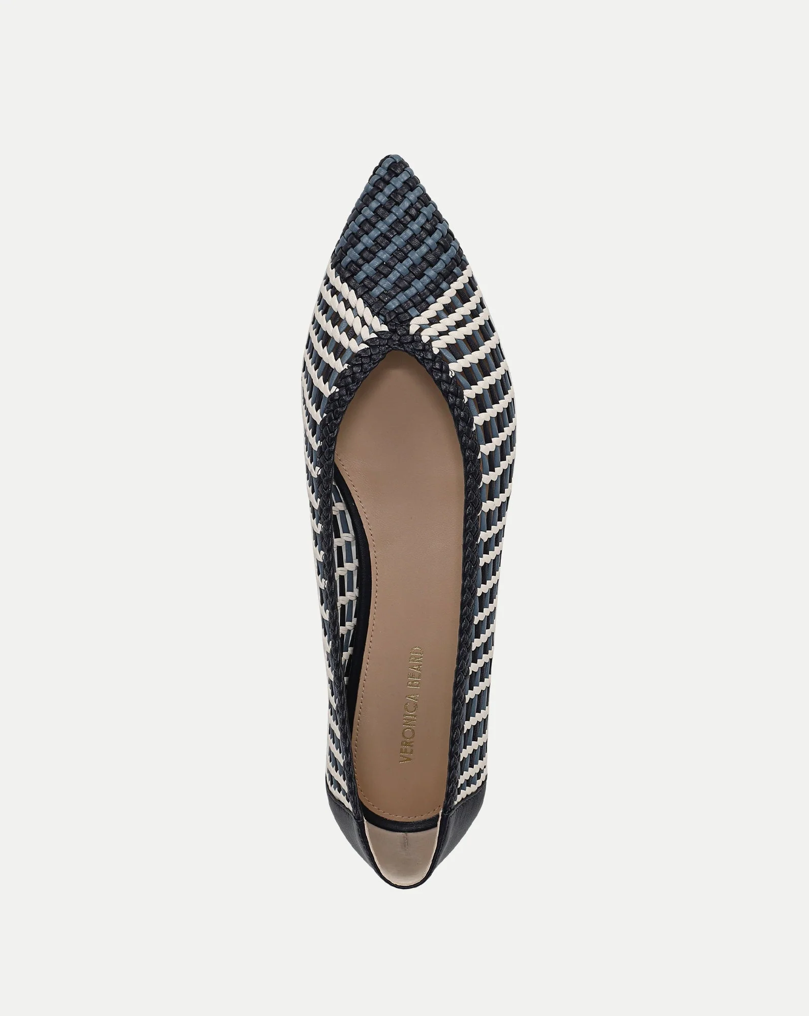 Bancroft Woven Leather Flat