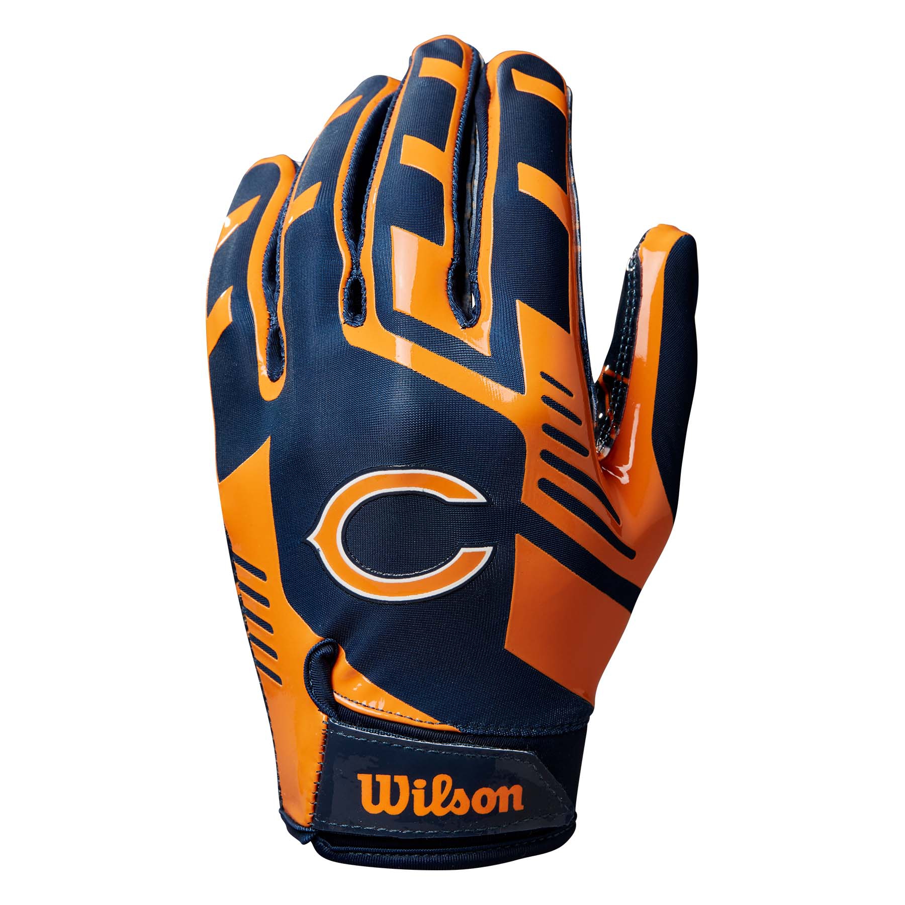 Chicago Bears Wilson Stretch-Fit NFL Receivers Gloves