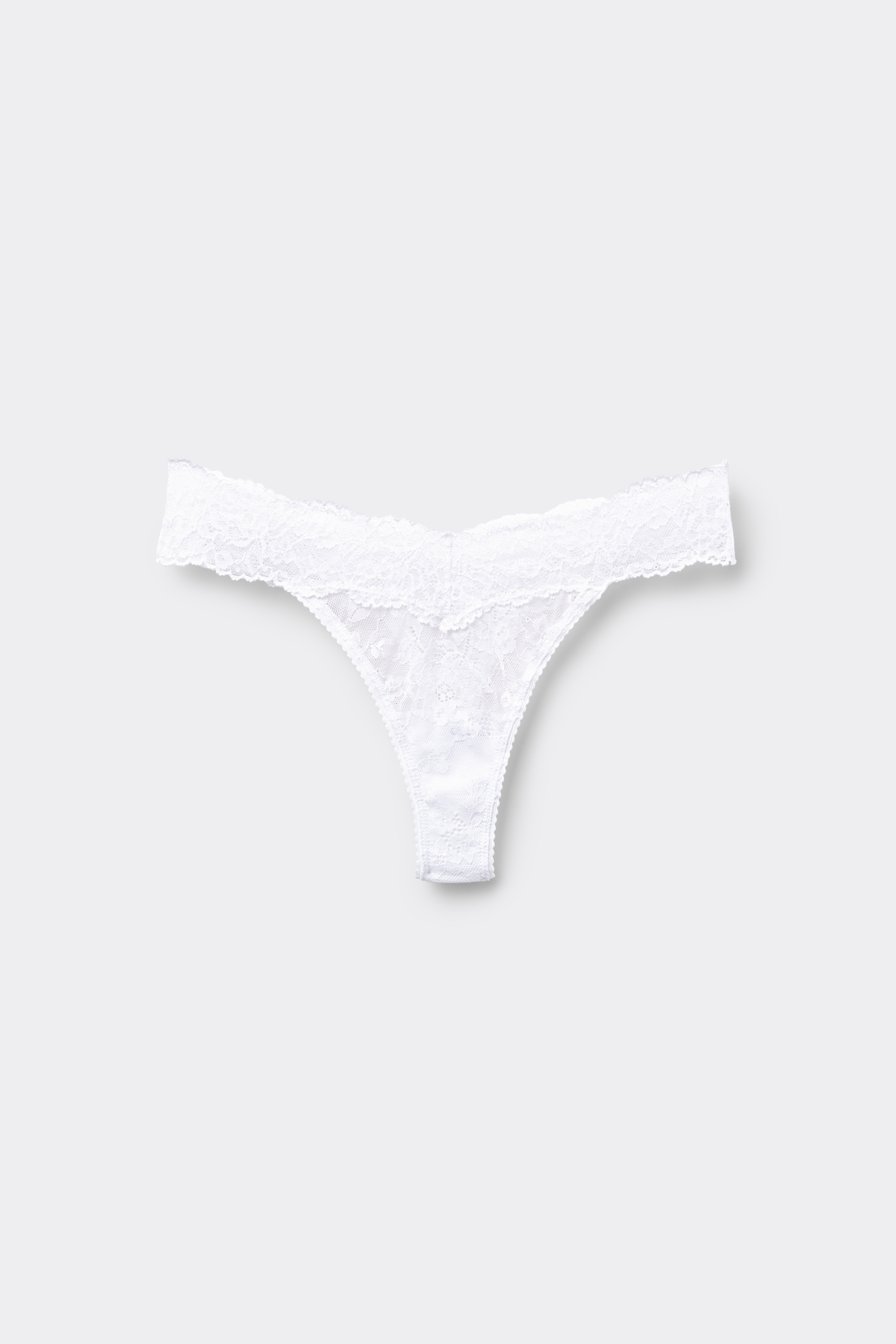 High-Cut Recycled Lace G-String