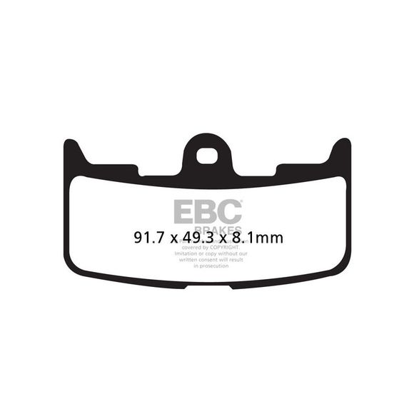EBC Sinter Sintered Metal front brake padsRef: FA345HH