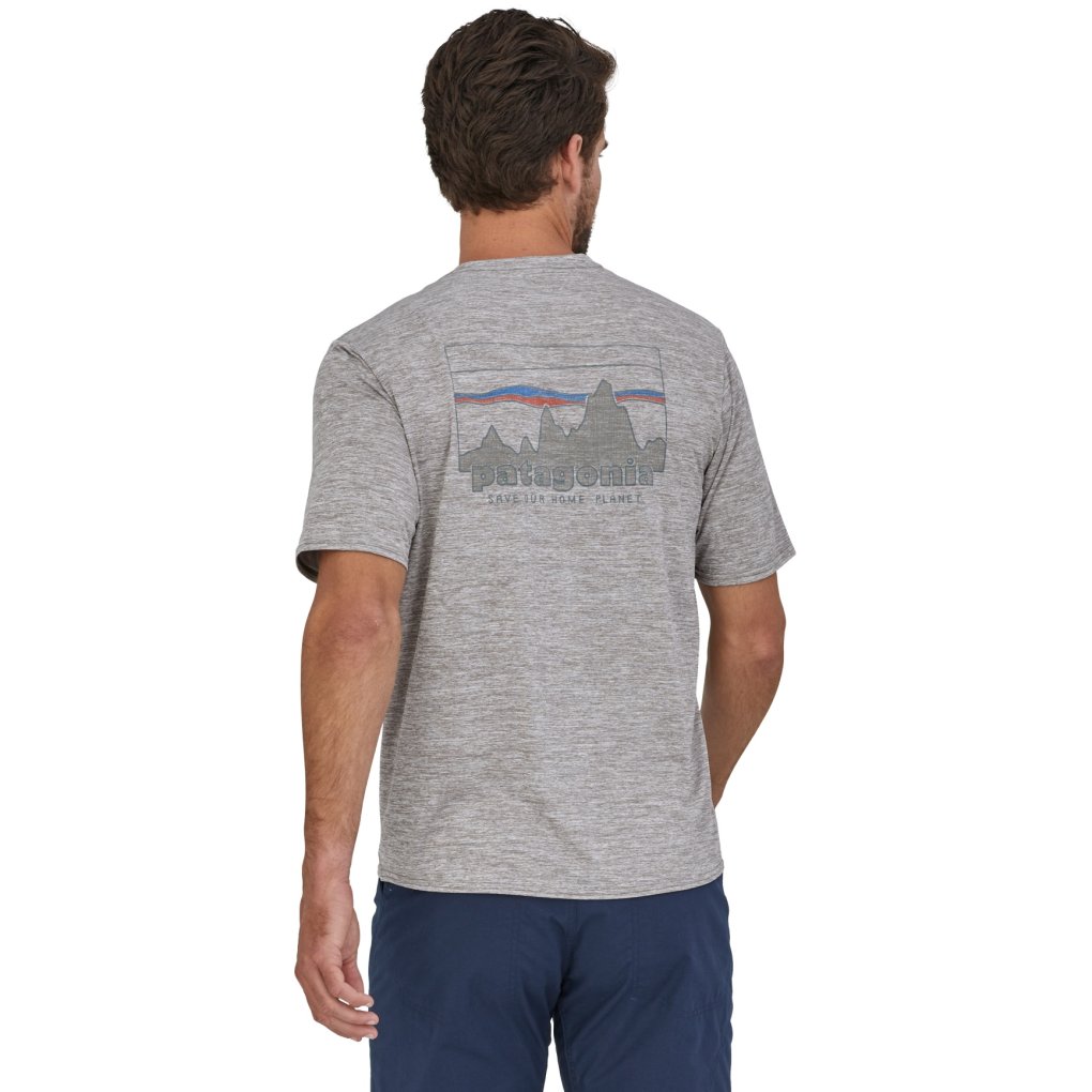 Patagonia Capilene Cool Daily Graphic Shirt Men - 73 Skyline: Feather Grey