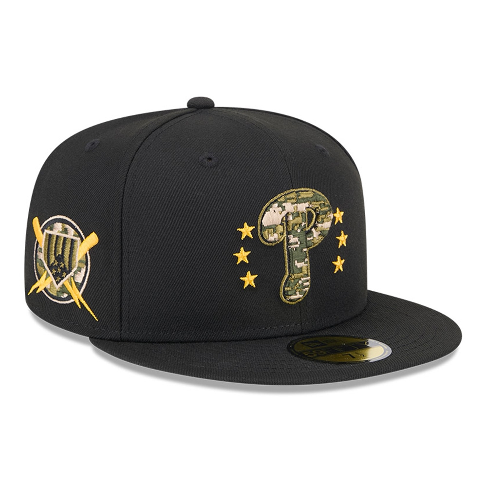 Philadelphia Phillies 2024 MLB Authentic Armed Forces New Era 59FIFTY Fitted Cap