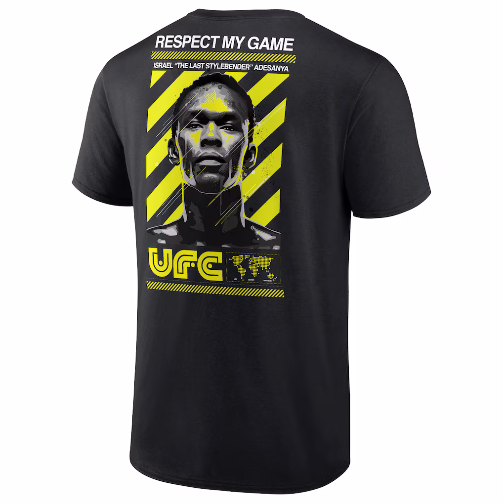 UFC Adesanya T-Shirt - Black - Mens