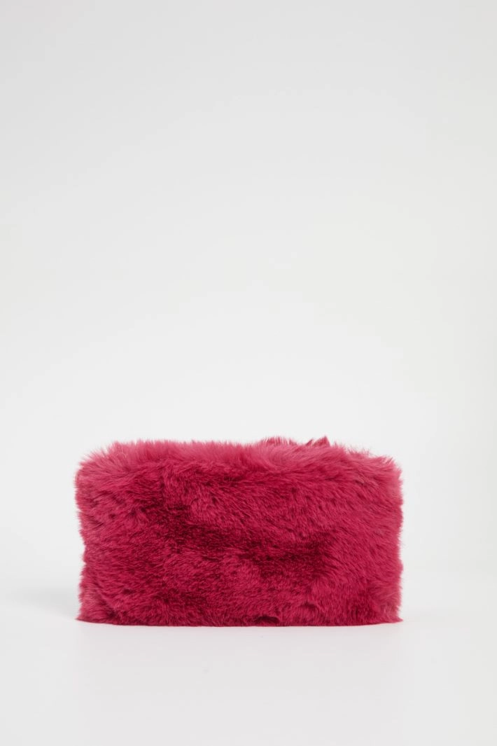 Plush bag - FUCHSIA