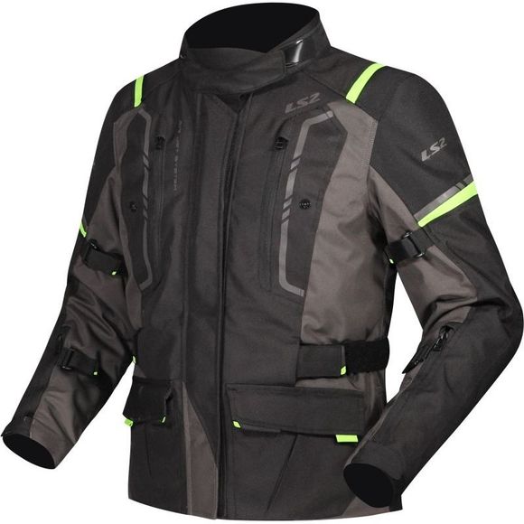Veste Moto LS2 NARVIK FEMME - Noir / JauneRef : LS1326