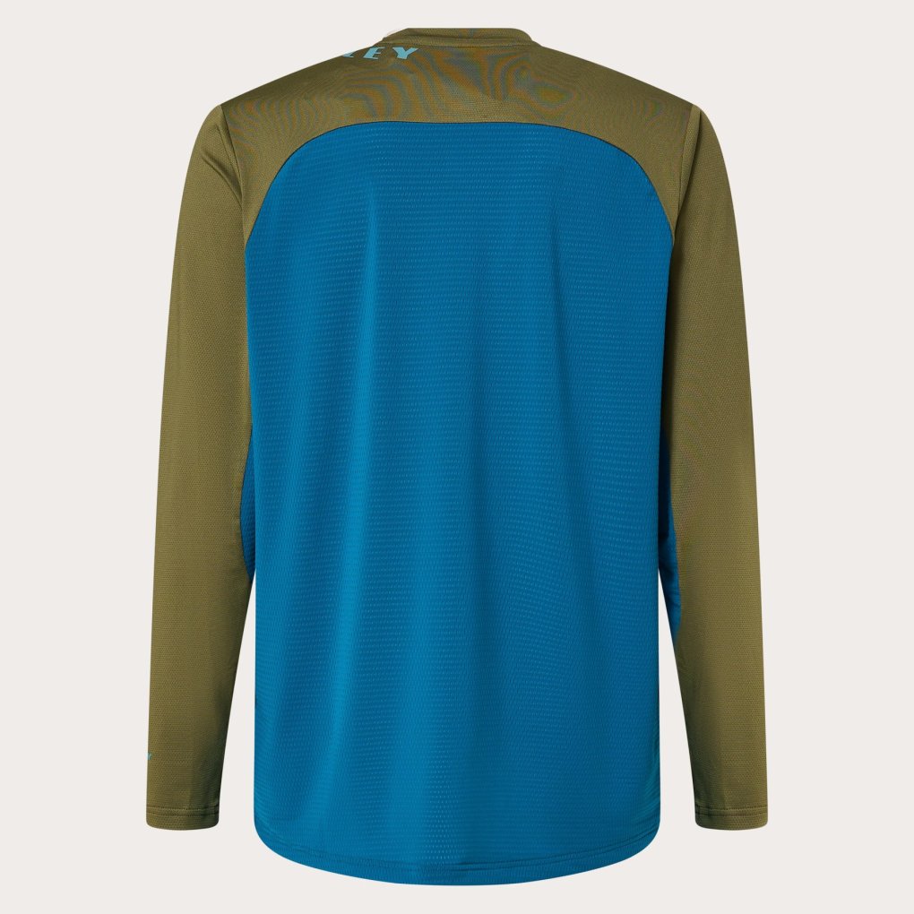 Oakley Free Ride RC Long Sleeve Jersey Men - Army Green/New Balsam