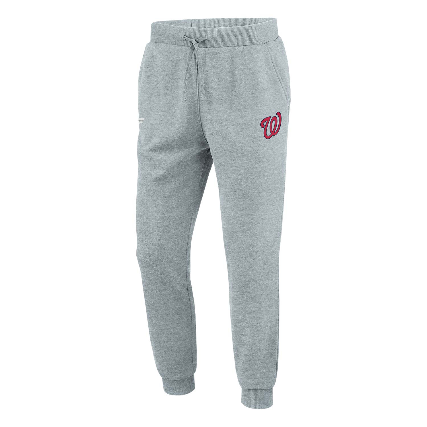 Washington Nationals Logo Fanatics MLB Jogger Sweatpants Gray