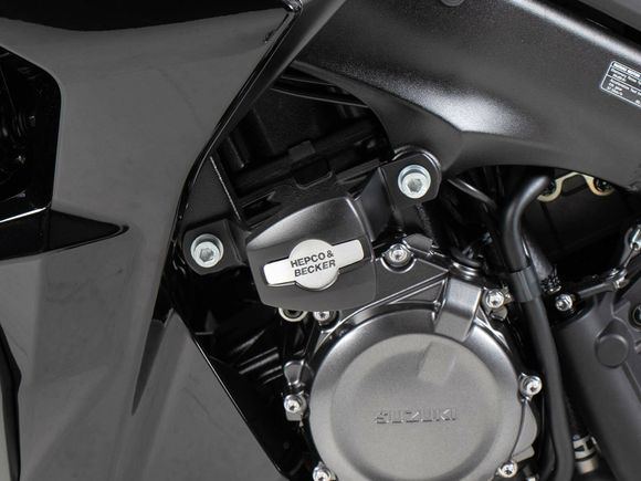 Hepco & Becker engine guard protection pad - blackSUZUKI 1000 GSX -S 1000 GT - 2022 - 2025Ref: HBE05194A / 5073547 00 01