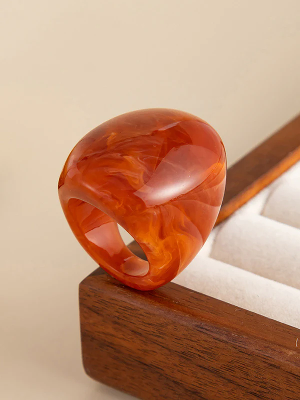 Irregularity Geometric Shiny Rings Accessories