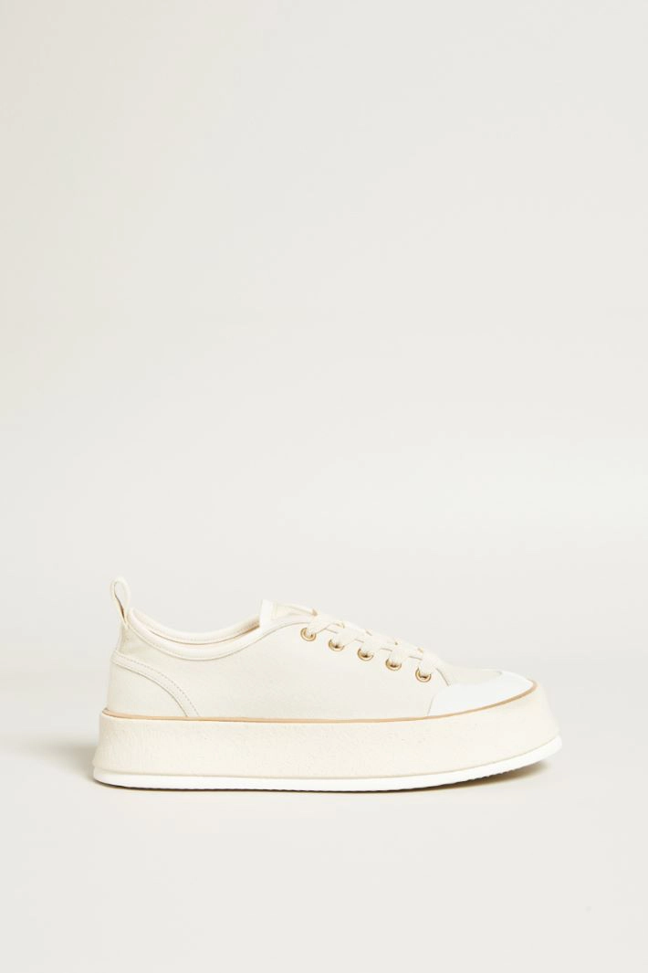 Platform sneakers - WHITE CREAM