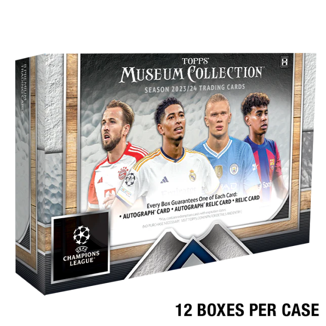 2023-24 Topps Museum Collection UEFA Champions League - Hobby Box - Sealed Case