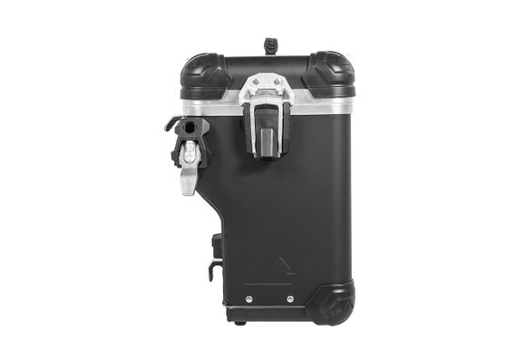 Touratech ZEGA Evo X suitcase With 45/45 offset - Gray support included - Black anodizedRef: Trt00977A / 01-082-6827-0
