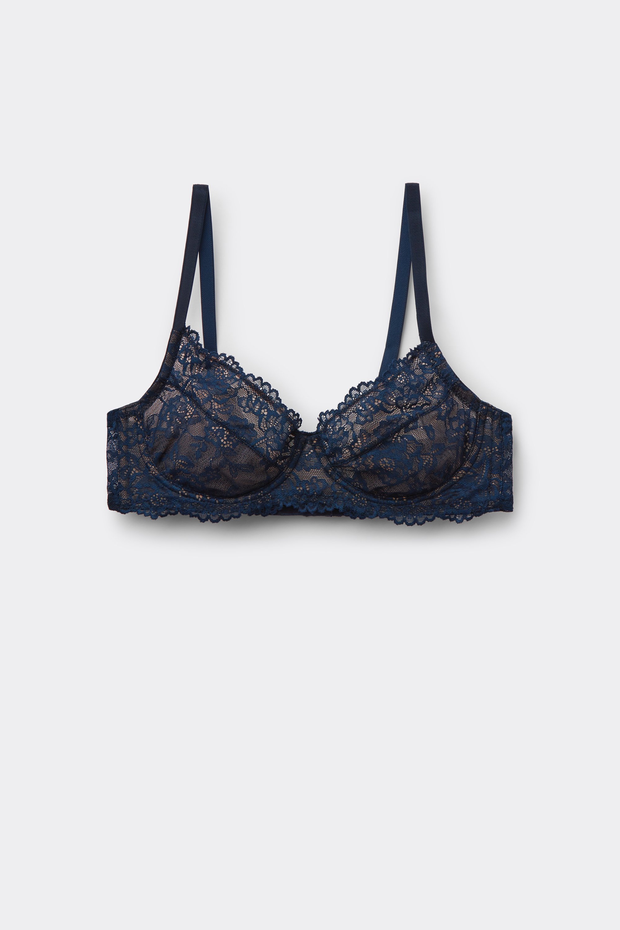 Paris Recycled Lace Unpadded Balconette Bra