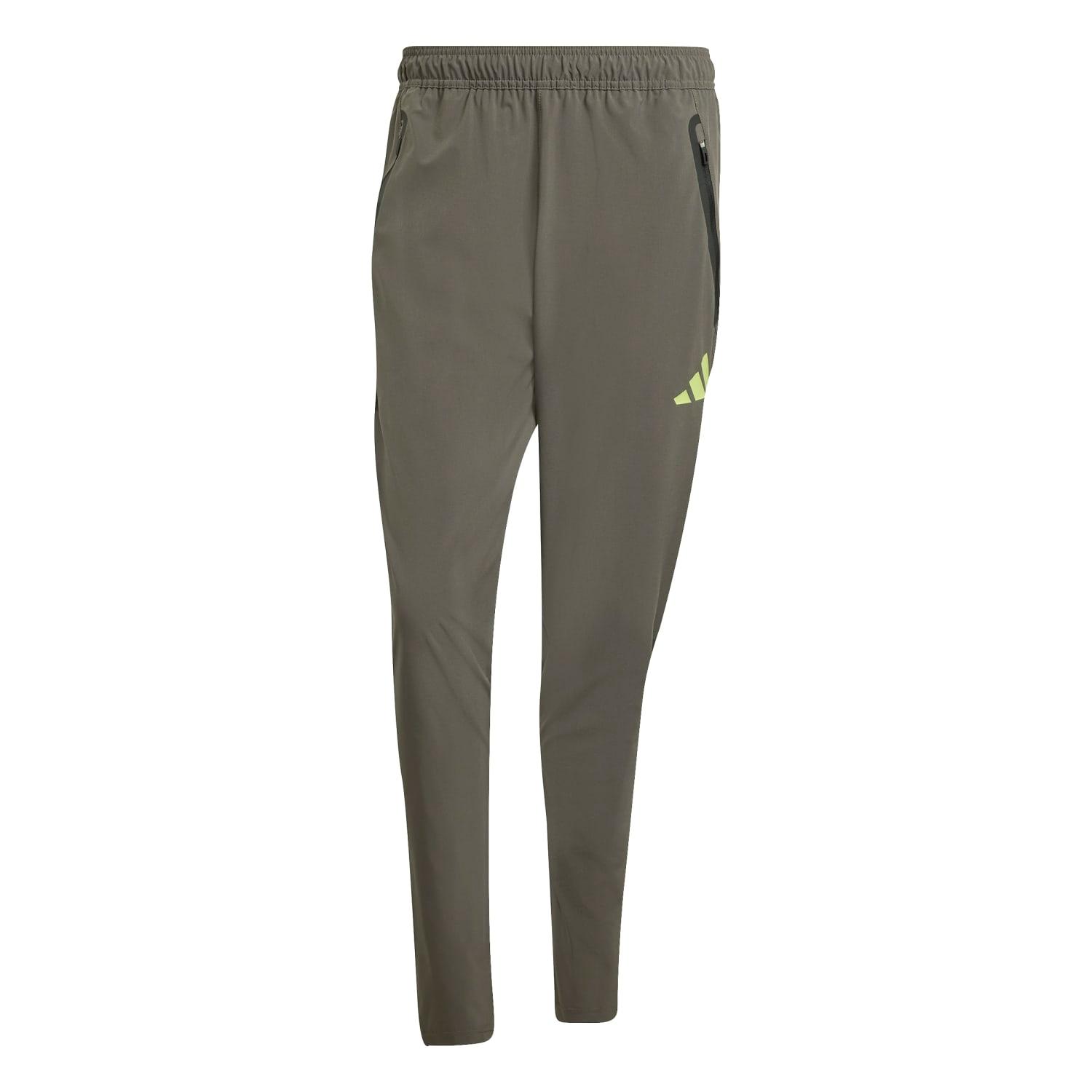 Mens Tiro Vis Tech Competition Trousers Grey/Lime Green