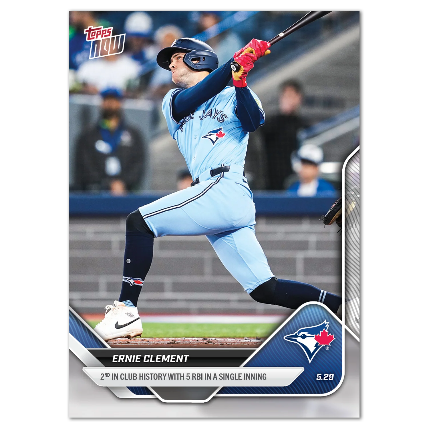 Ernie Clement - 2025 MLB Topps NOW® - Card 230