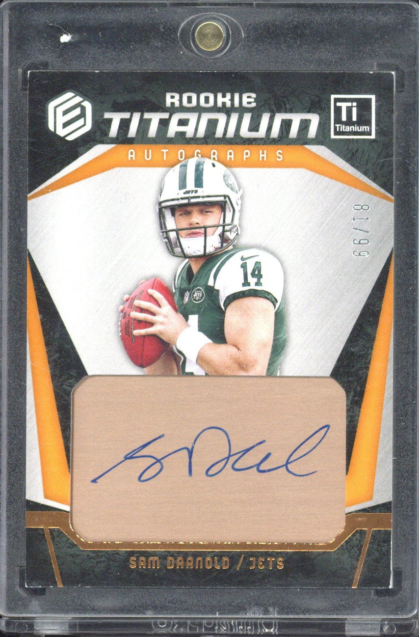 2018 Panini Elements Sam Darnold Rookie Titanium Autograph /99 #RTA-2