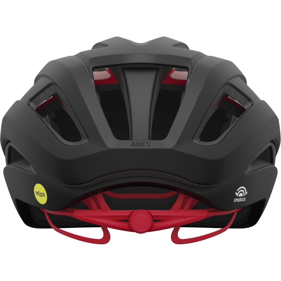 Giro Aries Spherical Bike Helmet - matte carbon red