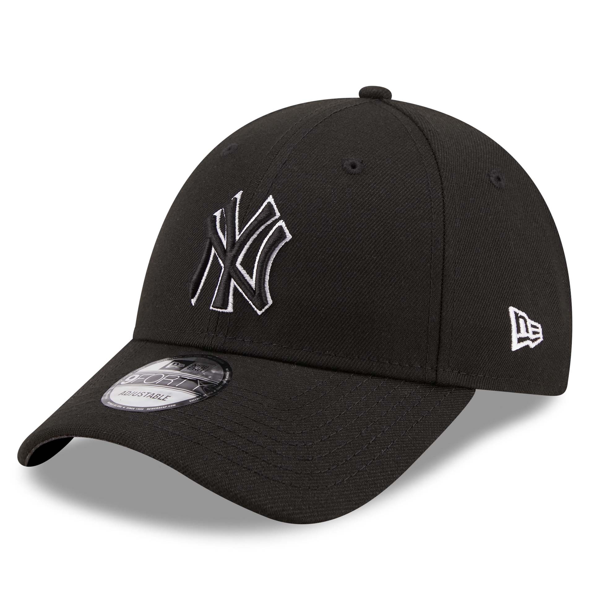 New York Yankees Pop Outline 9FORTY MLB Cap Black