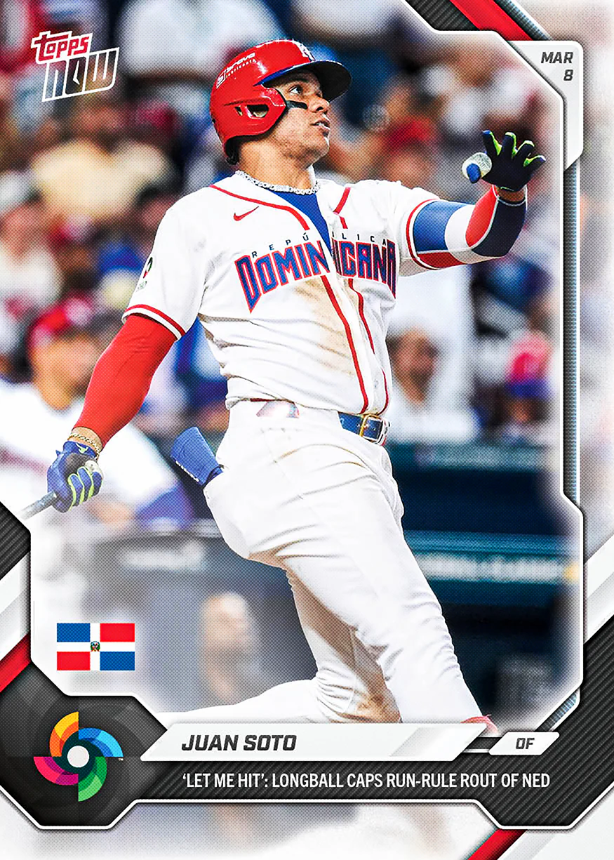 Juan Soto - 2026 World Baseball Classic Topps NOW® - Card 16