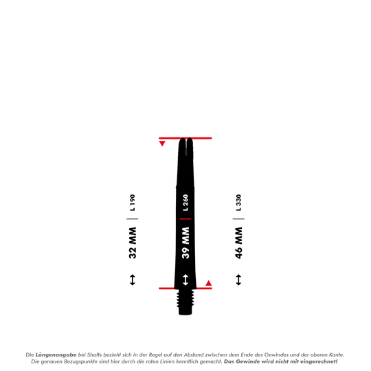 L-L-Style-Shaft Locked Straight Natural9 TwoTone Shafts - Pink