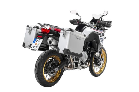 Touratech ZEGA Pro 31/38 suitcase - Black support included - Gray anodizedRef: Trt00967A / 01-082-5781-0