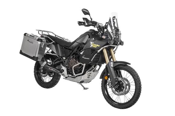 Touratech ZEGA Pro 31/38 suitcase - Gray support included - AluminumRef: Trt01944A / 01-632-5730-0