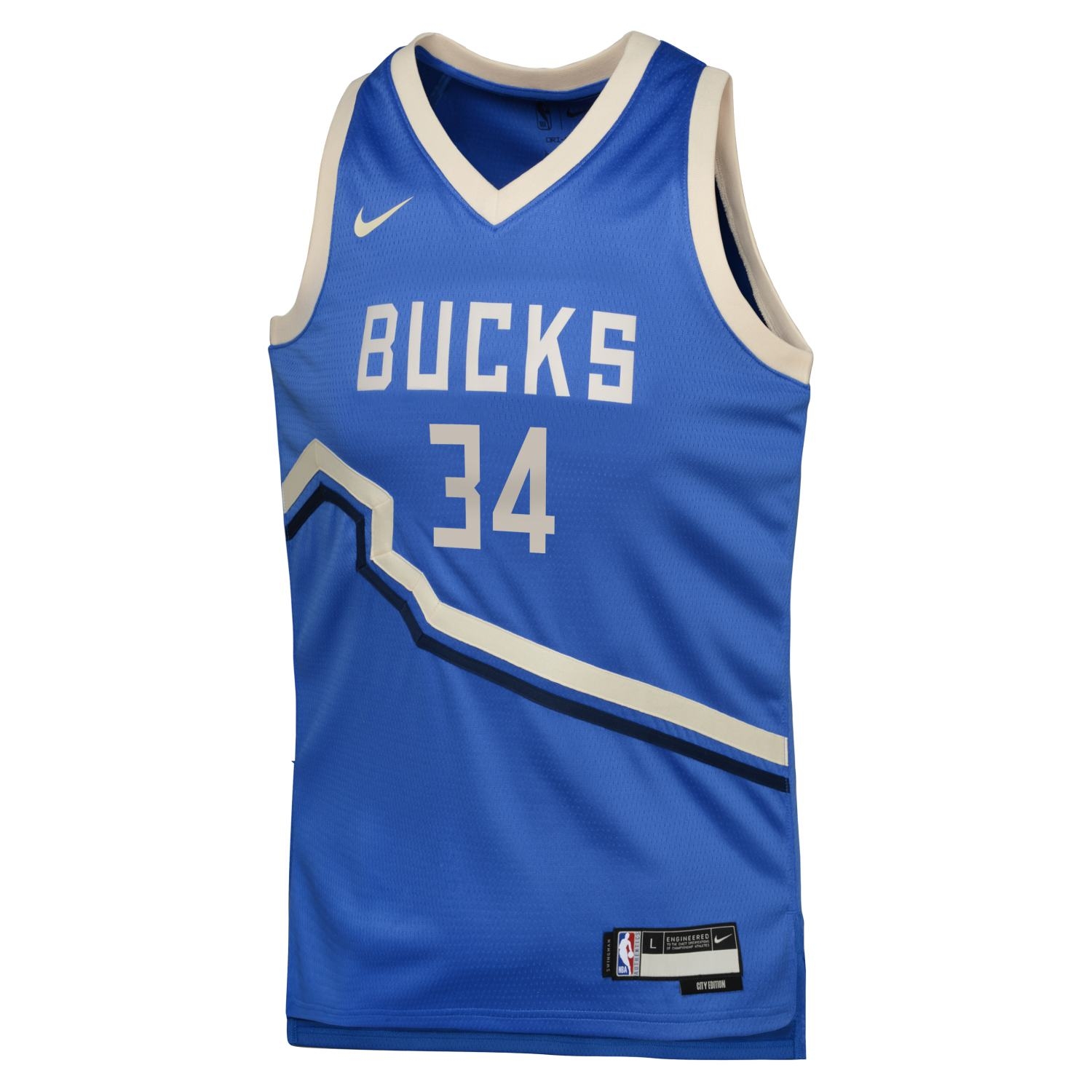 Giannis Antetokounmpo #34 Milwaukee Bucks 2024-25 City Edition Nike Swingman NBA Jersey (YOUTH)