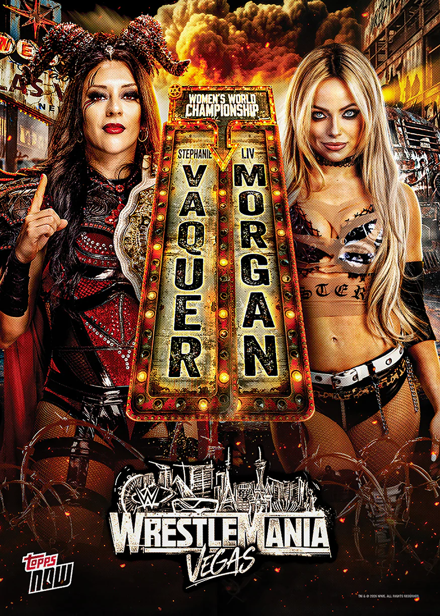 Stephanie Vaquer / Liv Morgan - 2026 WWE Topps NOW® - Card WMV1 - PR: 2377